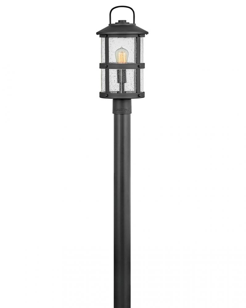 Medium Post Top or Pier Mount Lantern - Black