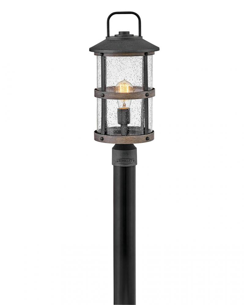 Medium Post Top or Pier Mount Lantern - Black|Miscellaneous