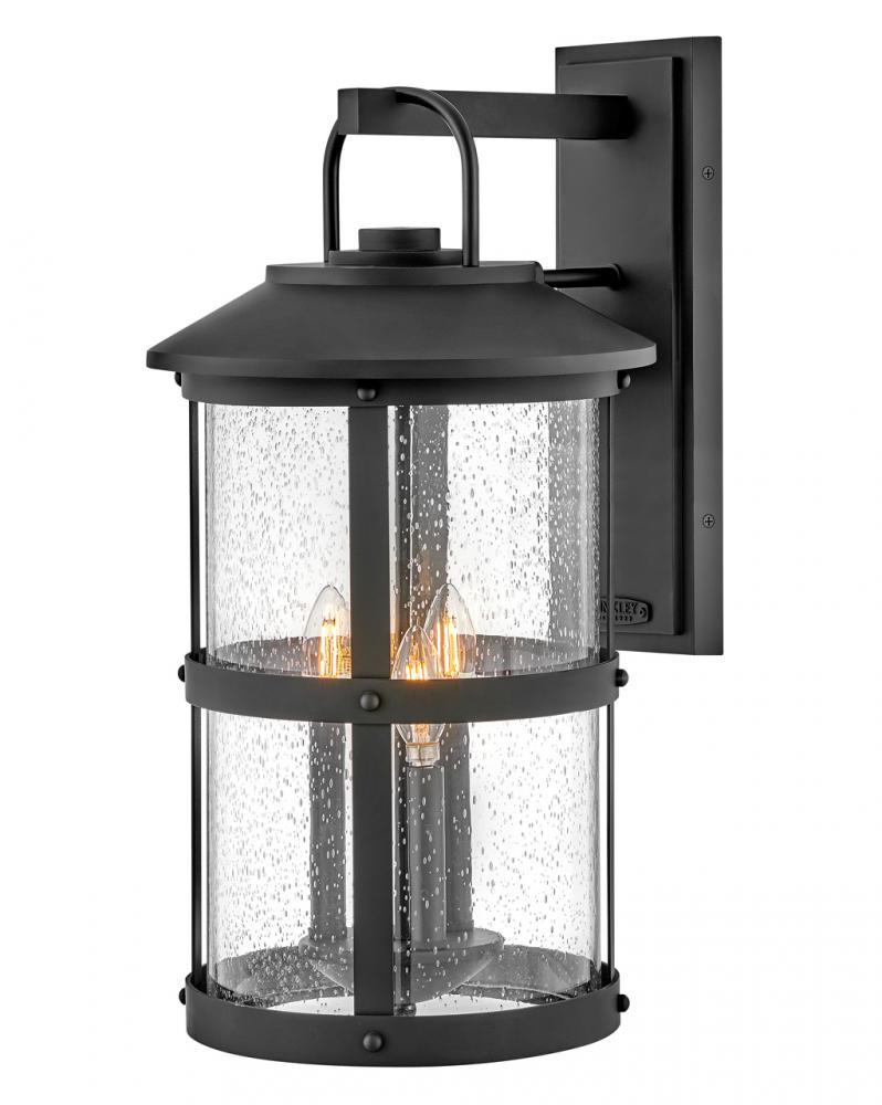 Large Wall Mount Lantern - Black