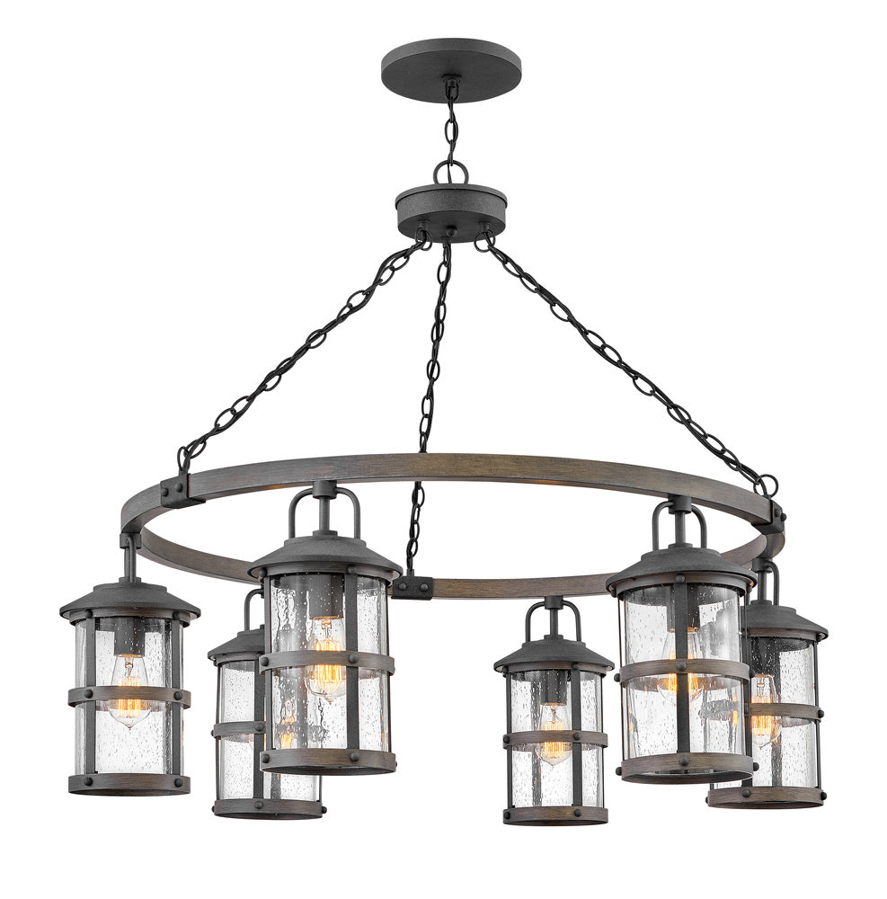 Large Single Tier Chandelier - Black|Miscellaneous
