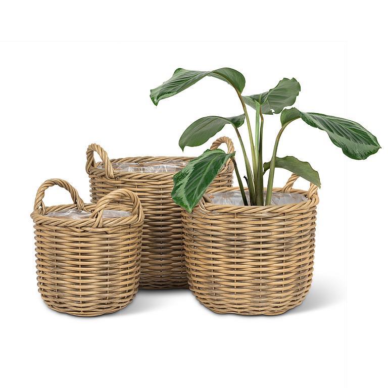 Round Deep Basket Planter XL - by Abbott