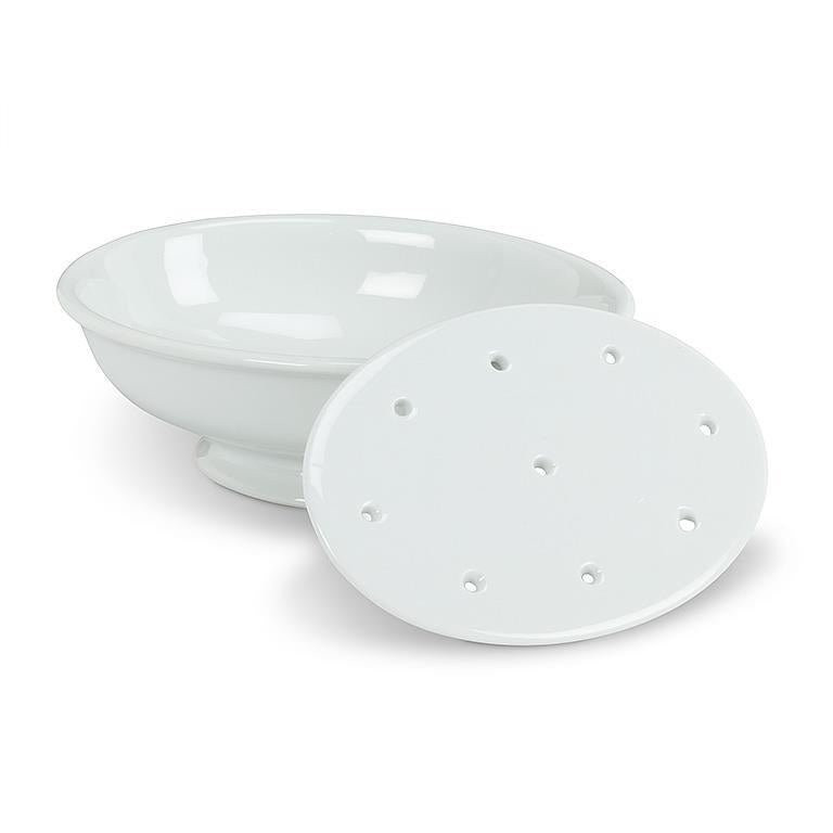 2 Piece Soap Dish & Strainer