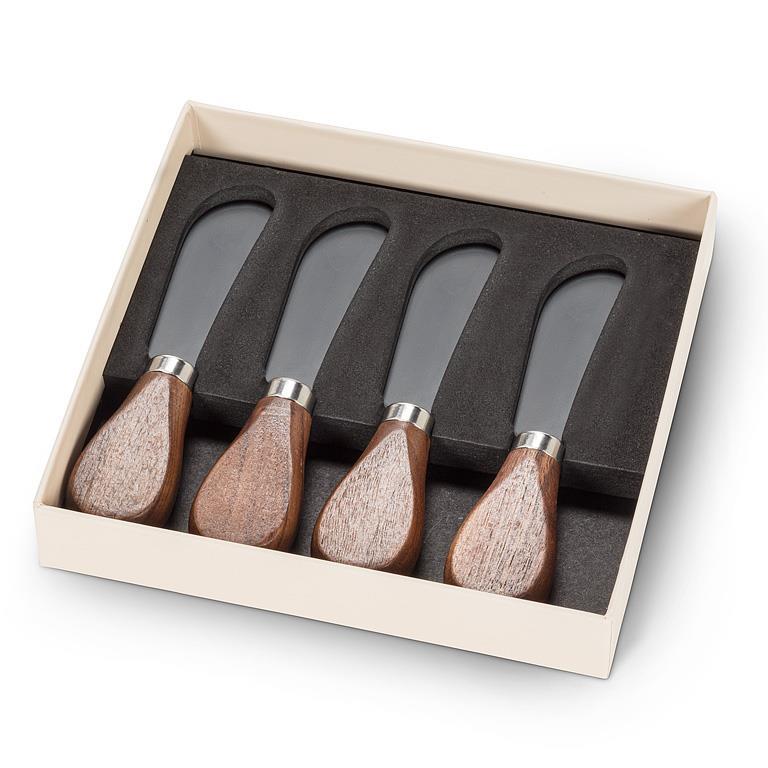 Walnut Handled Pate Spreaders by Abbott (2 Finishes) (3 Sets)