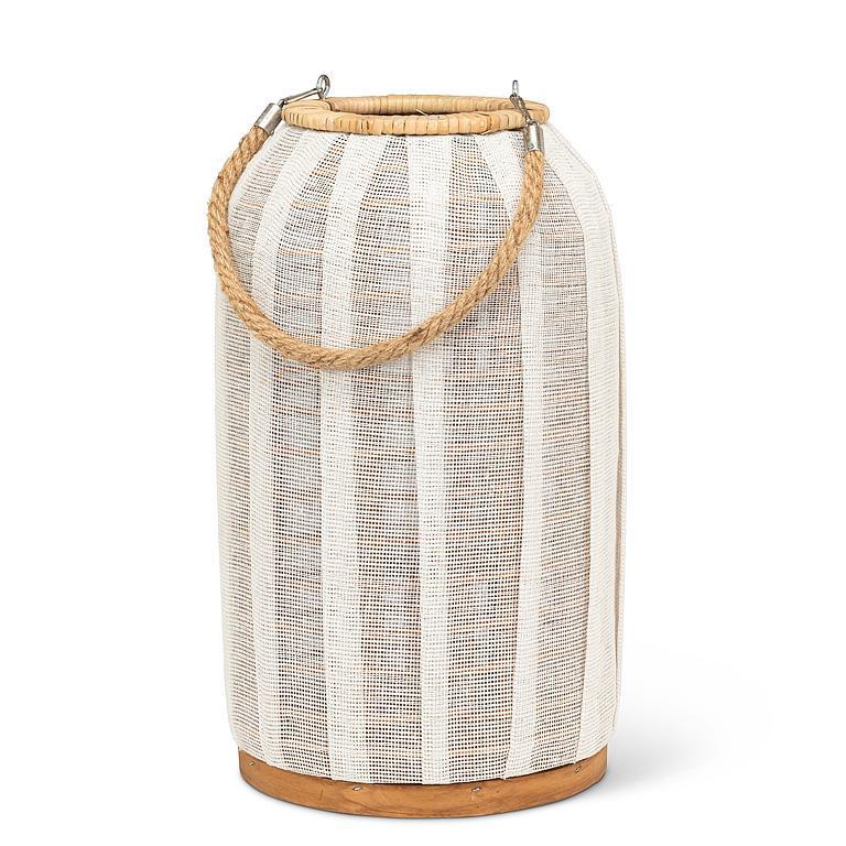 Lantern with Jute Handle by Abbott (3 Sizes) (2 Colours)