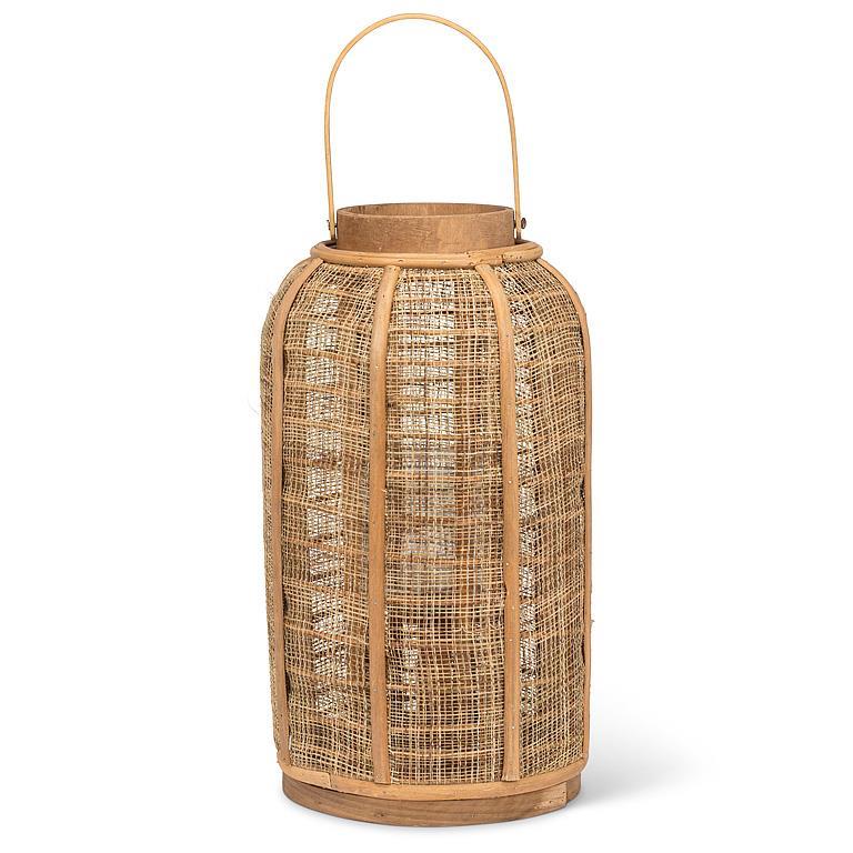 Lantern with Jute Handle by Abbott (3 Sizes) (2 Colours)
