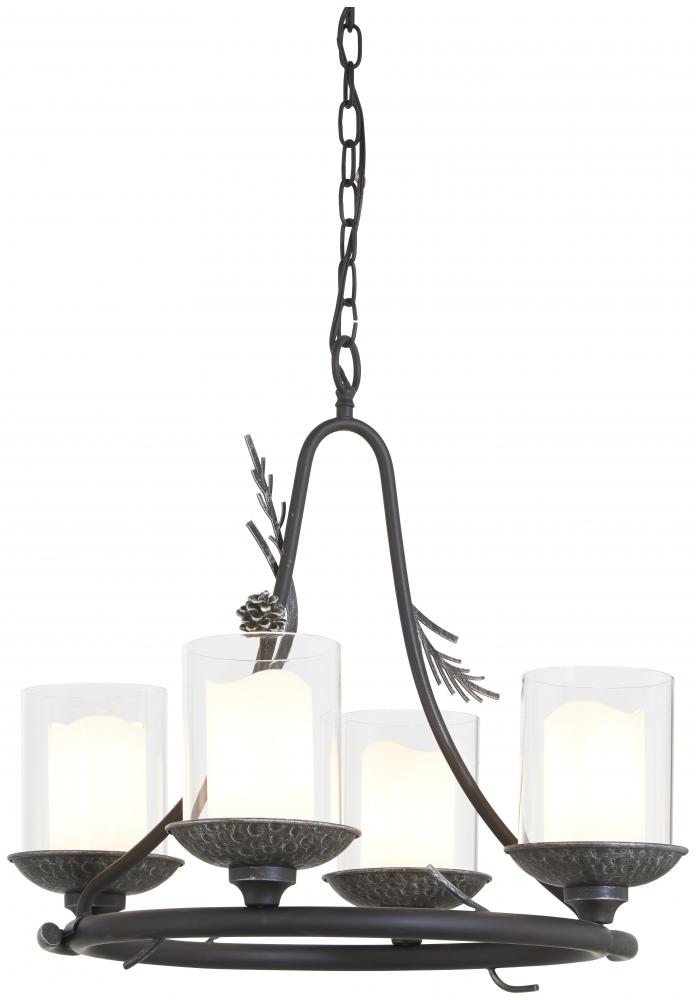 Ponderosa Ridge - 4 Light Outdoor Chandelier