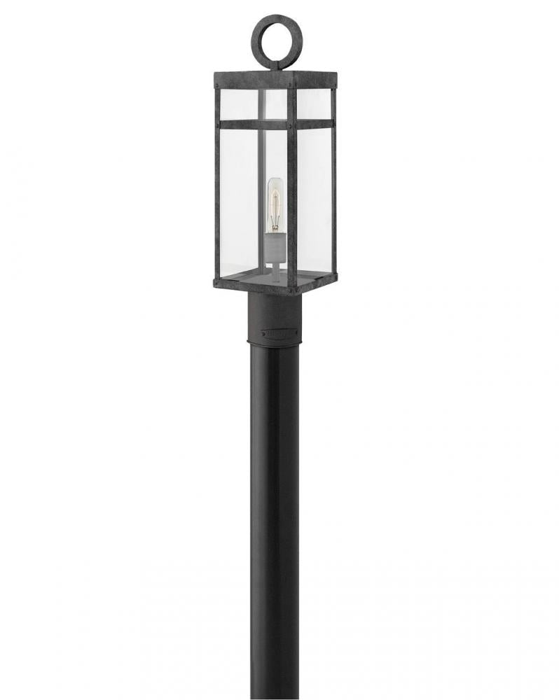 Large Post Top or Pier Mount Lantern - Black|Miscellaneous
