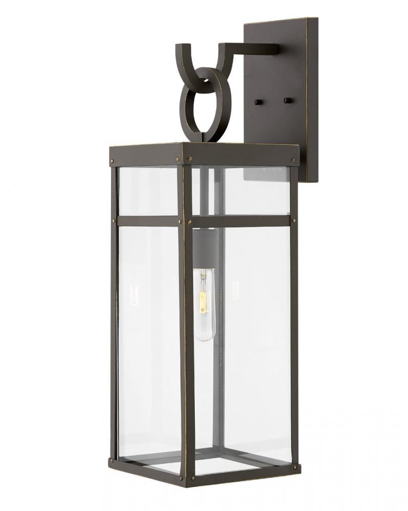 Large Wall Mount Lantern - Bronze