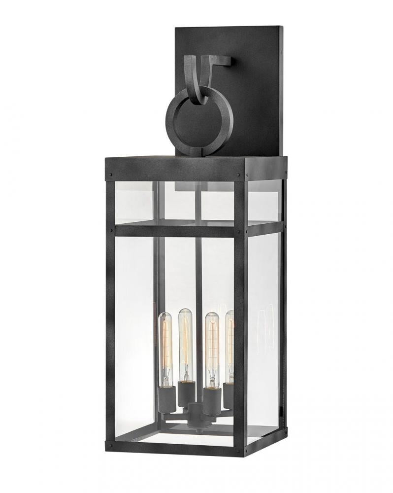 Extra Large Wall Mount Lantern - Black|Miscellaneous