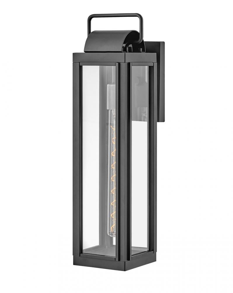Large Wall Mount Lantern - Black
