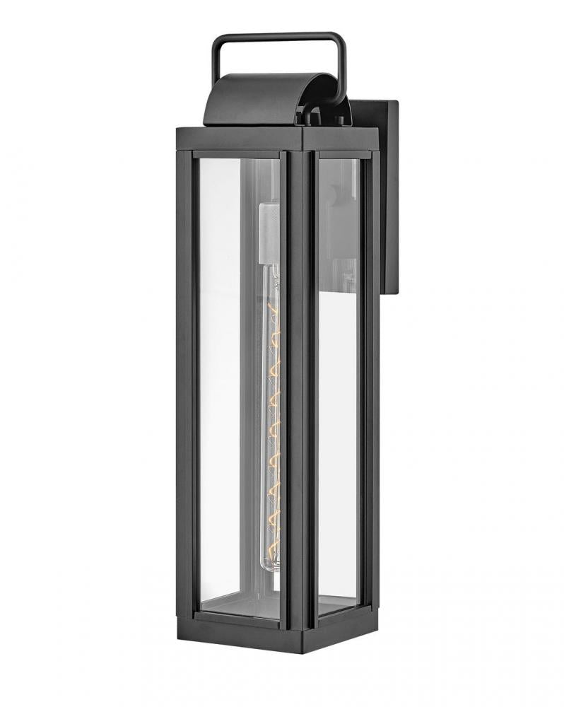 Large Wall Mount Lantern - Black