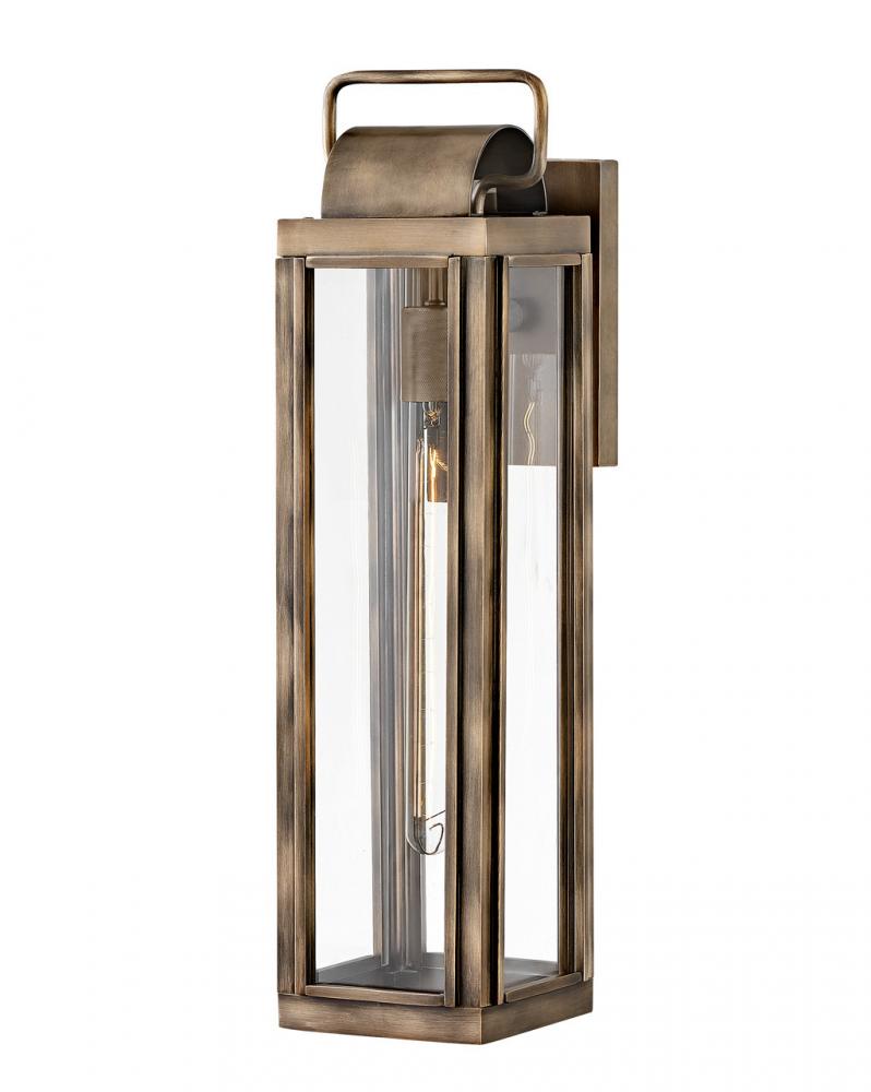 Large Wall Mount Lantern - Bronze