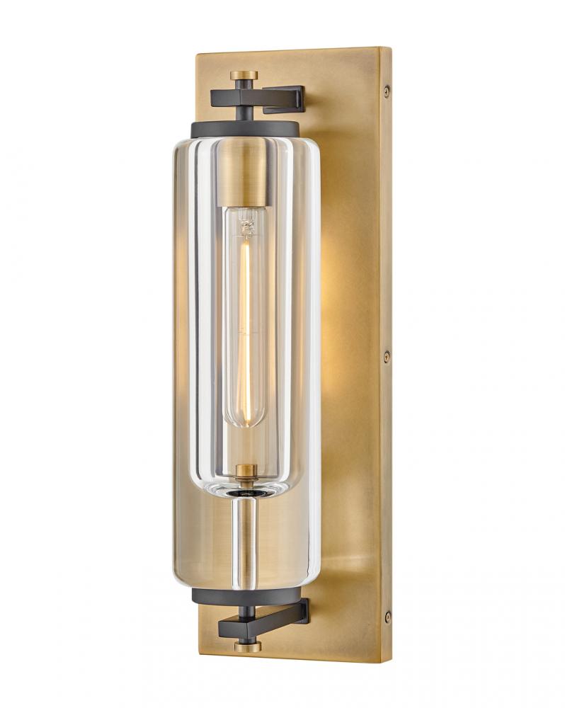 Medium Wall Mount Lantern - Brass