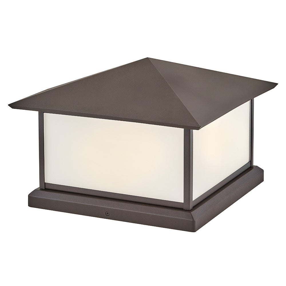 Large Pier Mount Lantern 12v - Bronze