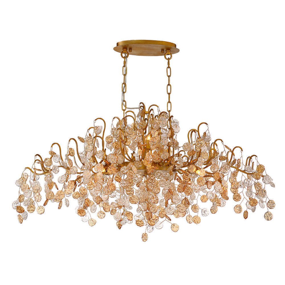 Campobasso, 10LT LTChandelier, Gld