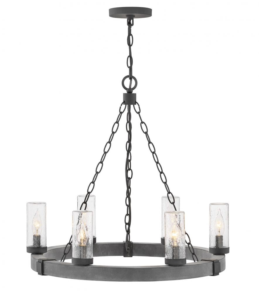 Medium Single Tier Chandelier - Black|Miscellaneous