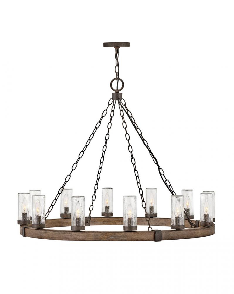 Large Single Tier Chandelier - Miscellaneous|Brown