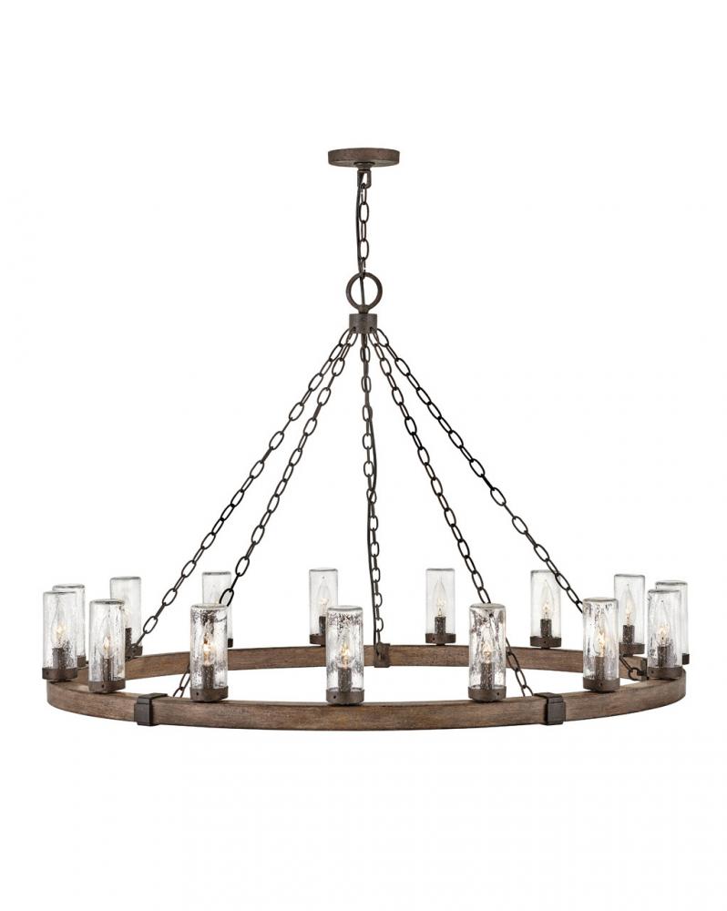 Large Single Tier Chandelier - Miscellaneous|Brown