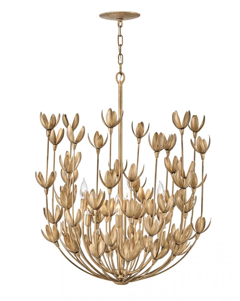Medium Multi Tier Chandelier - Gold
