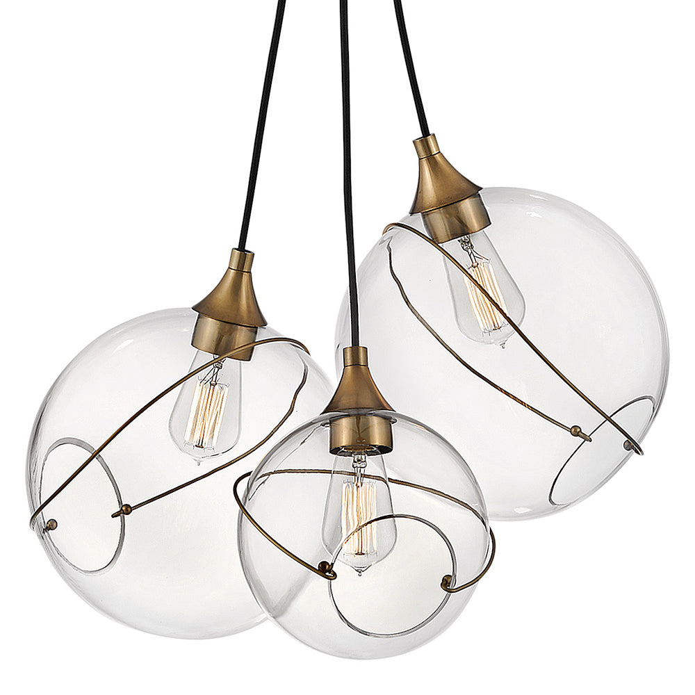 Large Three Light Pendant