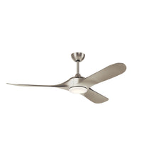 Load image into Gallery viewer, 60 Inch Mylo Weather+ Ceiling Fan with Satin Etch Cased Opal Glass in Brushed Nickel
