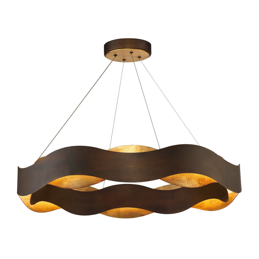 Vaughan, LED Chandelier, Lrg, Brz