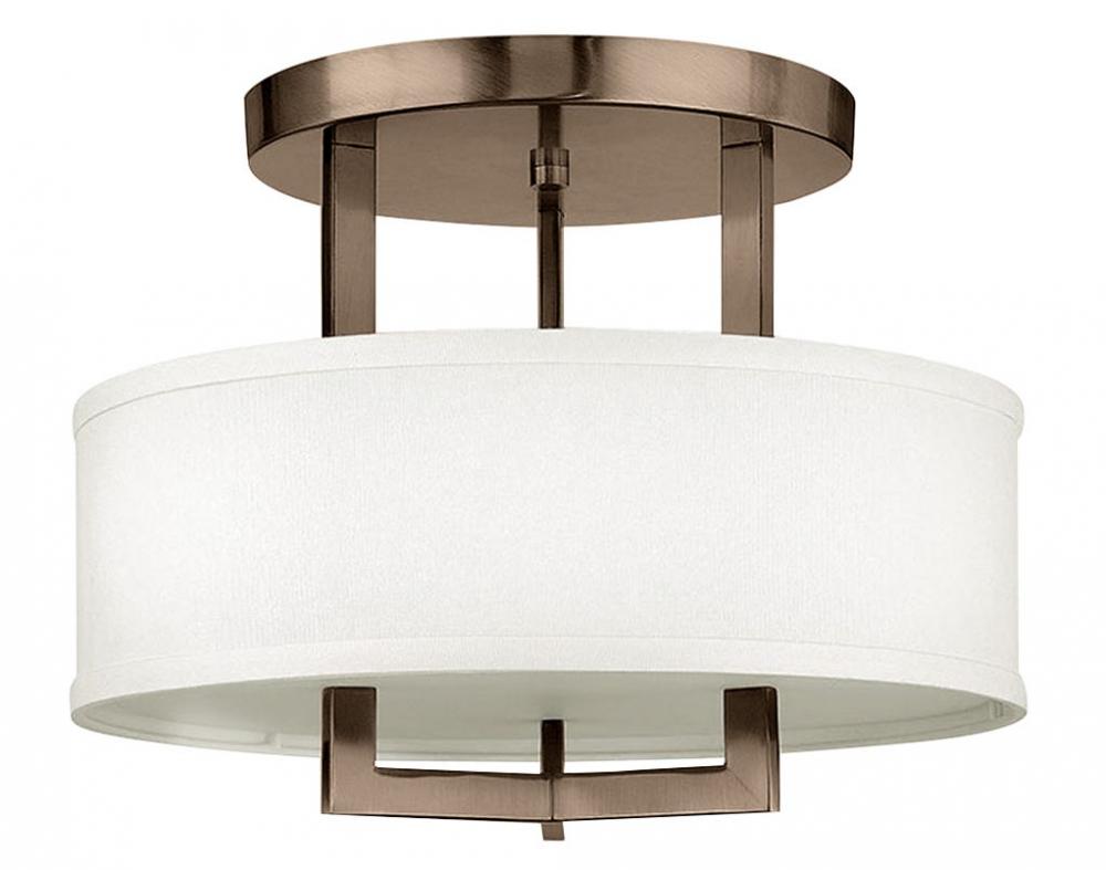 Medium Semi-Flush Mount - Bronze