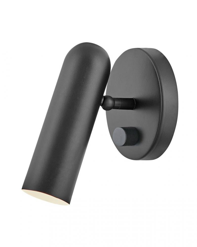 Small Adjustable LED Sconce - Black