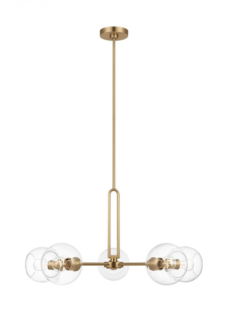 Five Light Large Chandelier