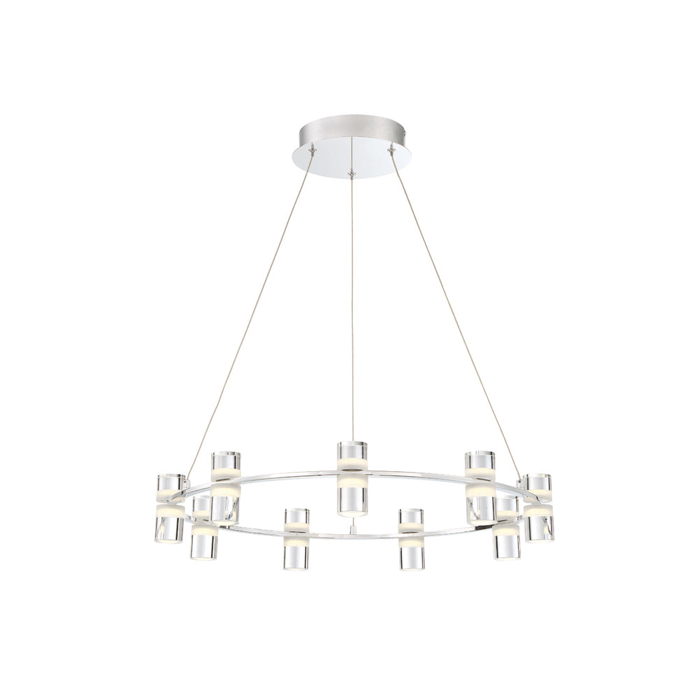 Netto, LED Chandelier, Small, Chr