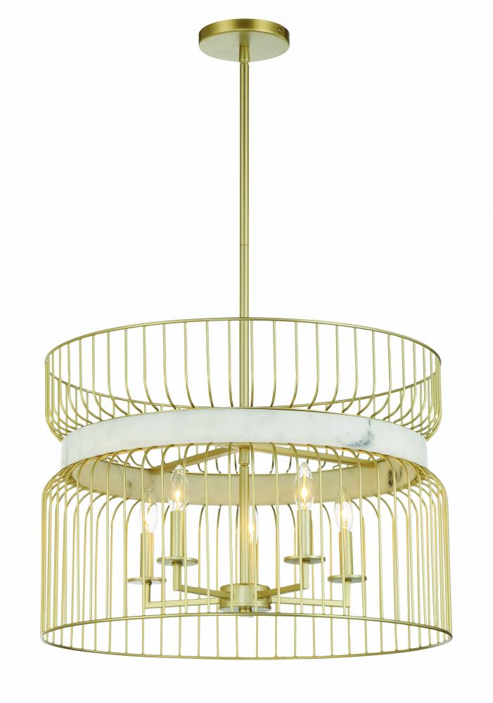 Park Slope by Robin Baron - 5 Light Pendant