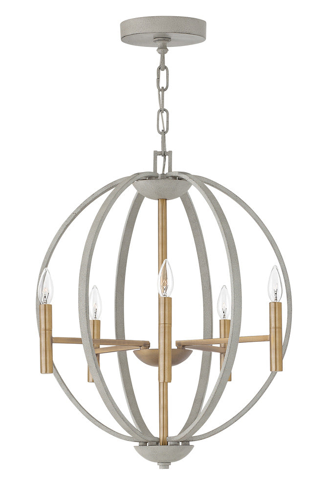 Small Orb Chandelier - Gray