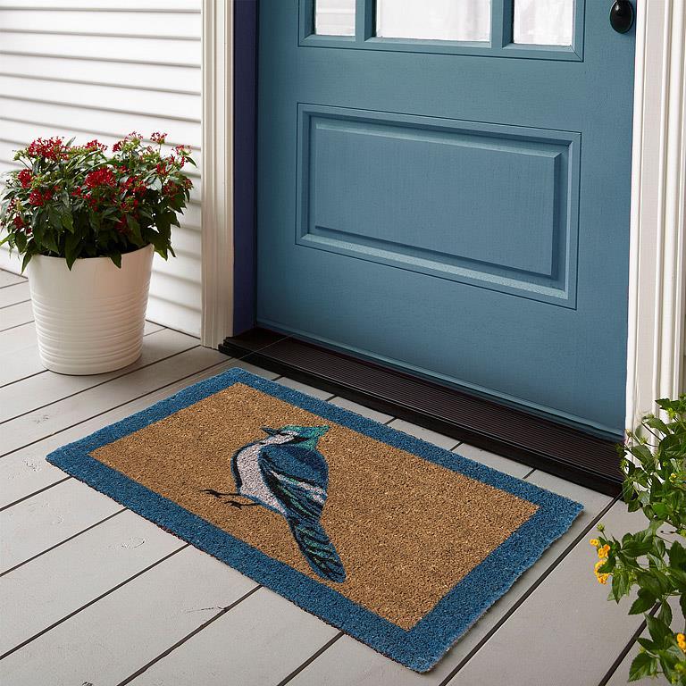 Blue Jay Doormat