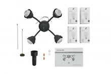 Load image into Gallery viewer, 4 Light Bent Arm Fitter LED