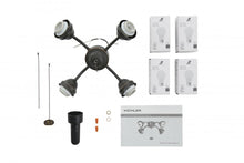 Load image into Gallery viewer, 4 Light Bent Arm Fitter LED