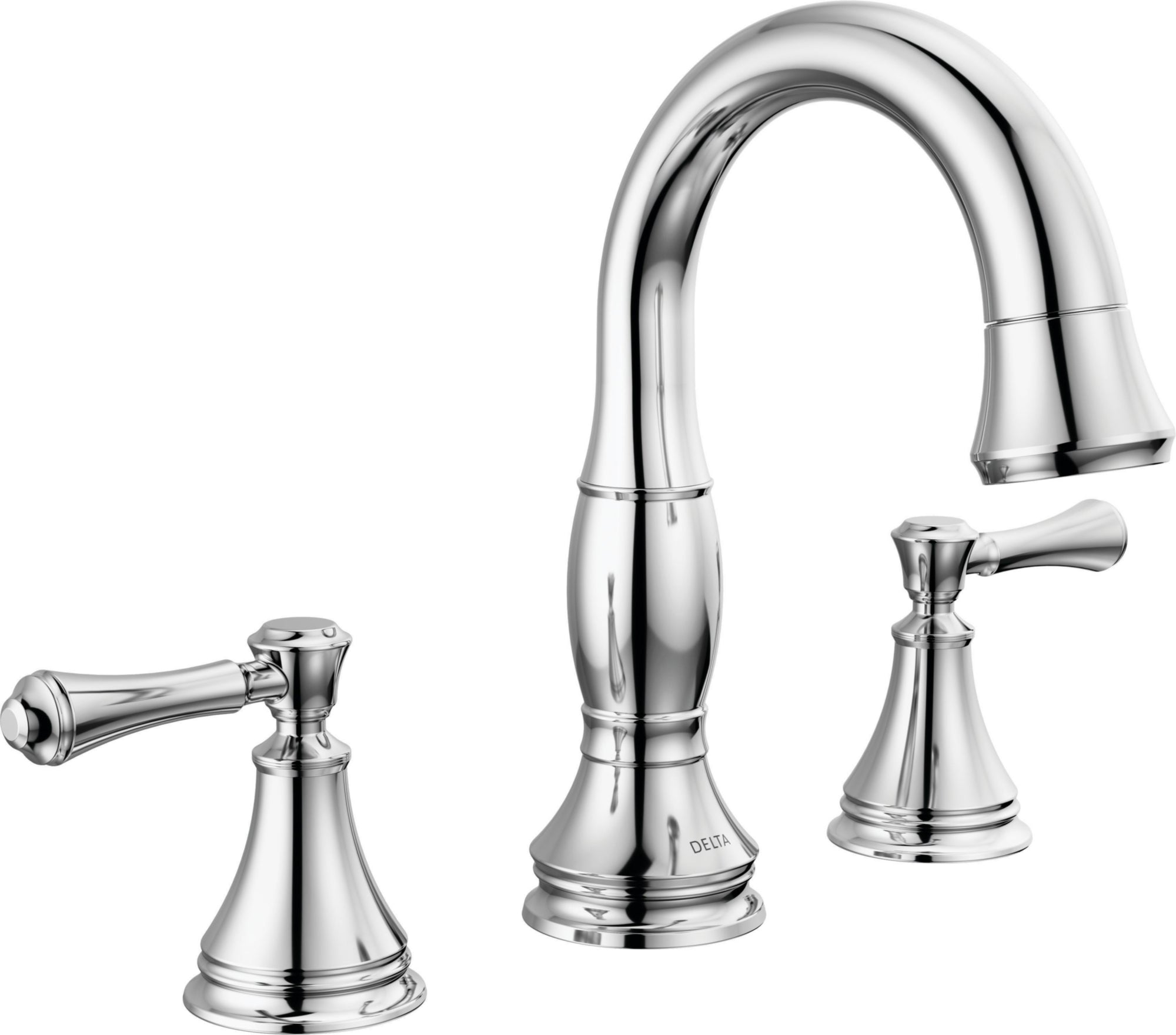 TWO HANDLE WIDESPREAD PULL DOWN BATHROOM