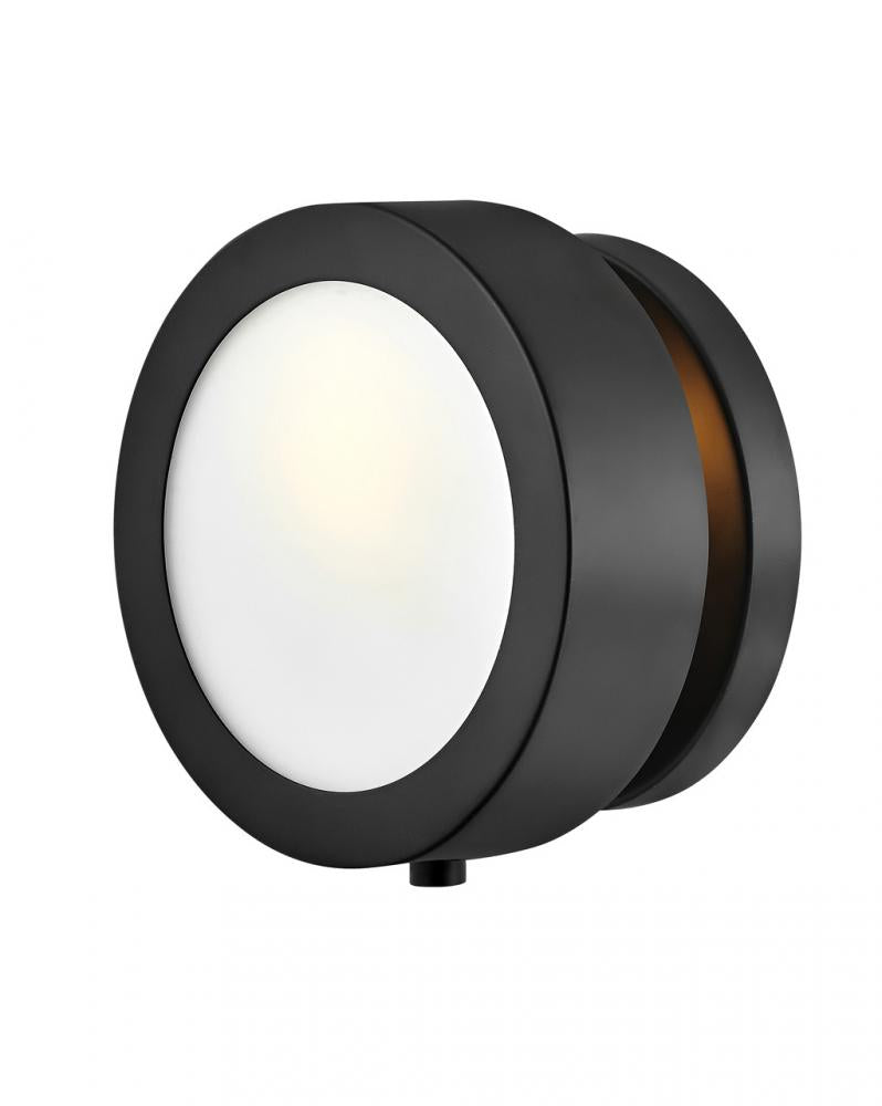 Small Adjustable Single Light Sconce - Black