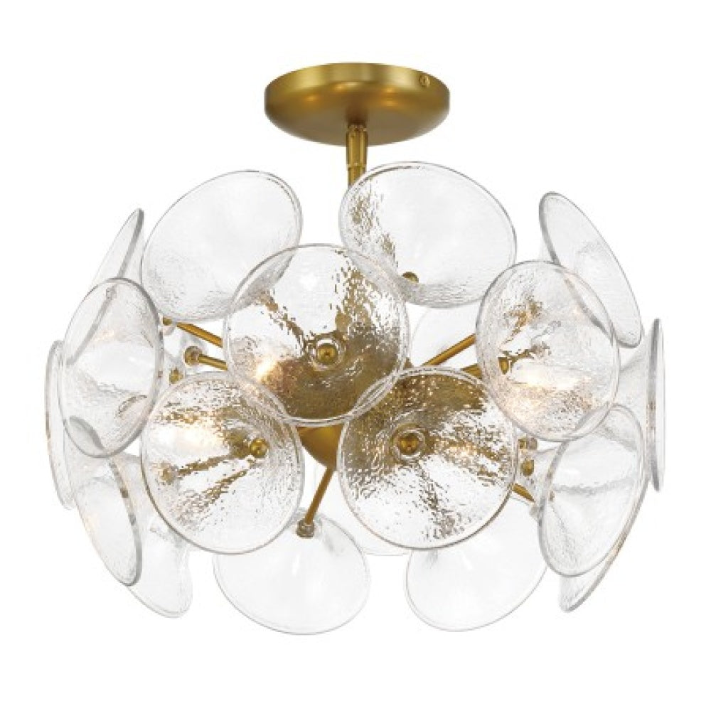Winter 4 Light Semi Flush Mount