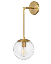 Load image into Gallery viewer, Large Single Light Sconce - Brass