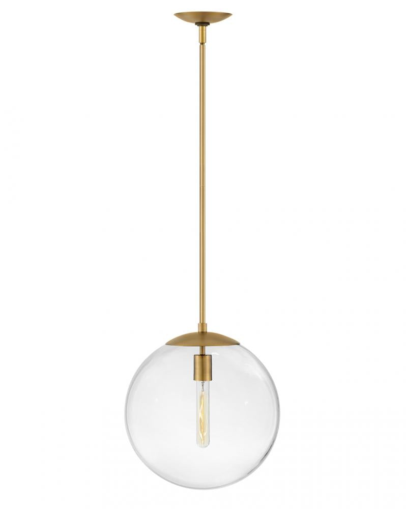 Medium Orb Pendant - Brass