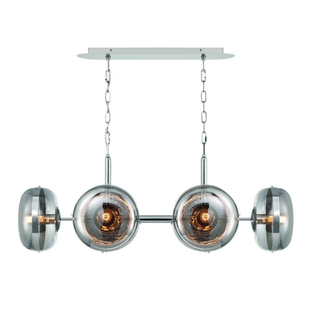 Nottingham 44" Chandelier In Nickel