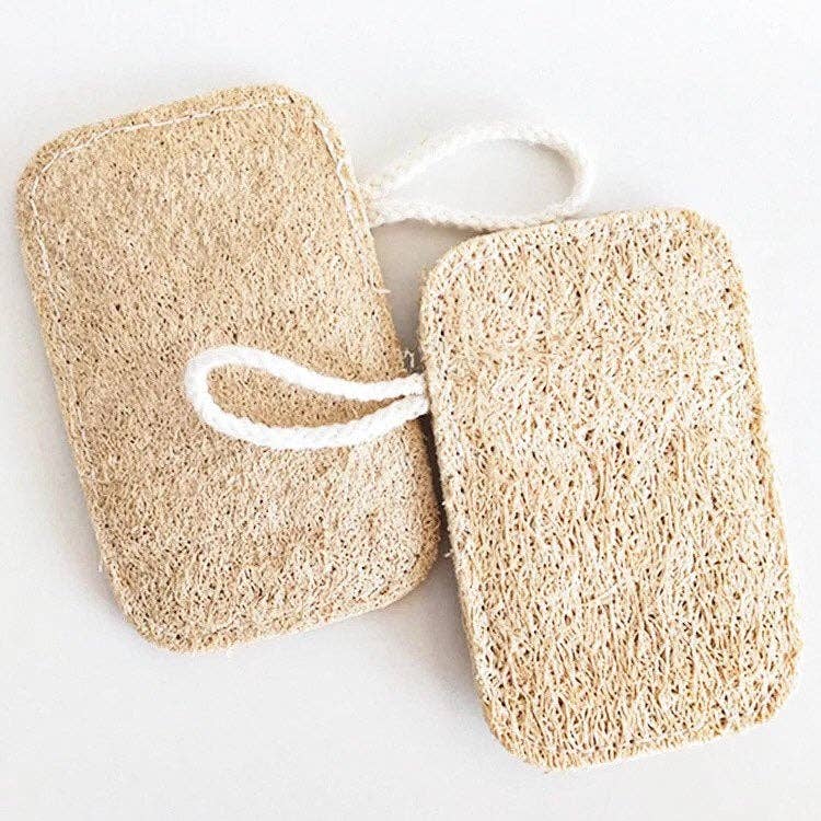 Loofah Sponge - Natural Organic - 3 Pack