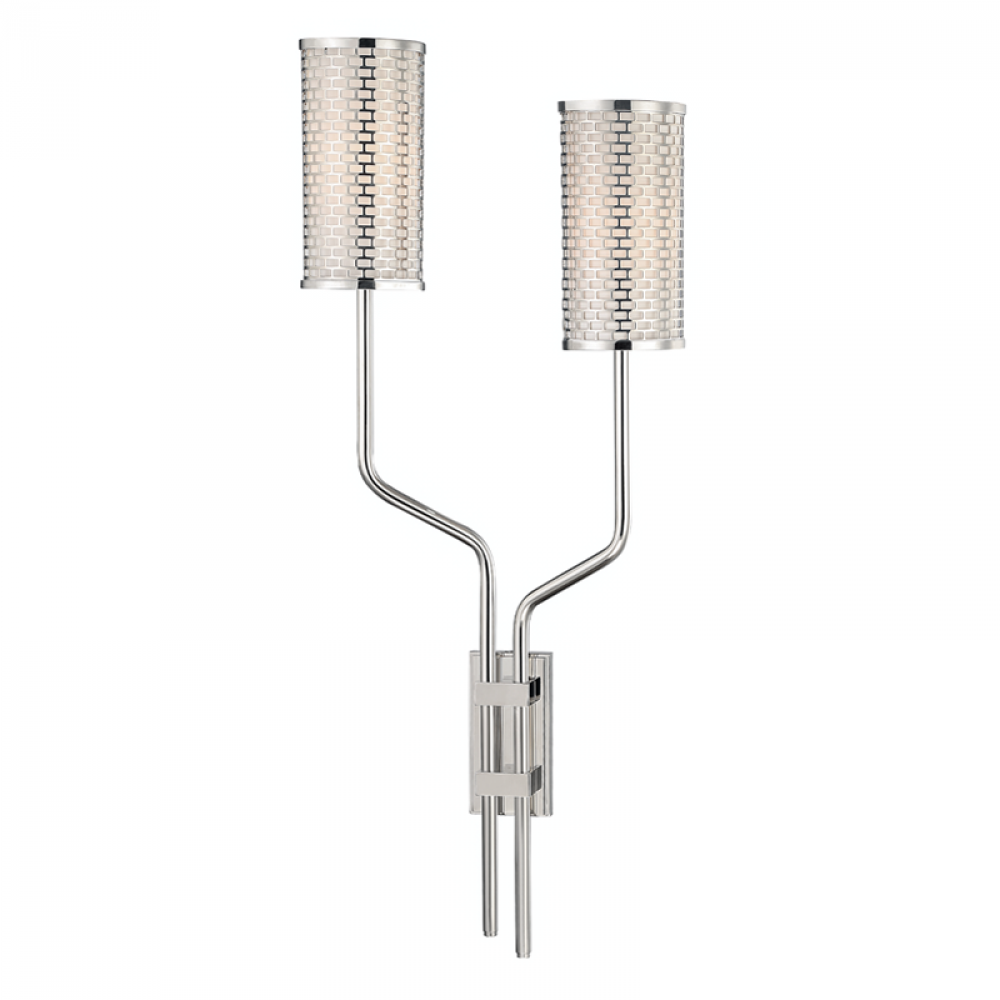 2 LIGHT WALL SCONCE
