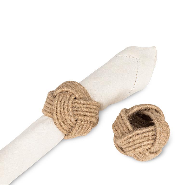Jute Braided Napkin Ring - by Abbott