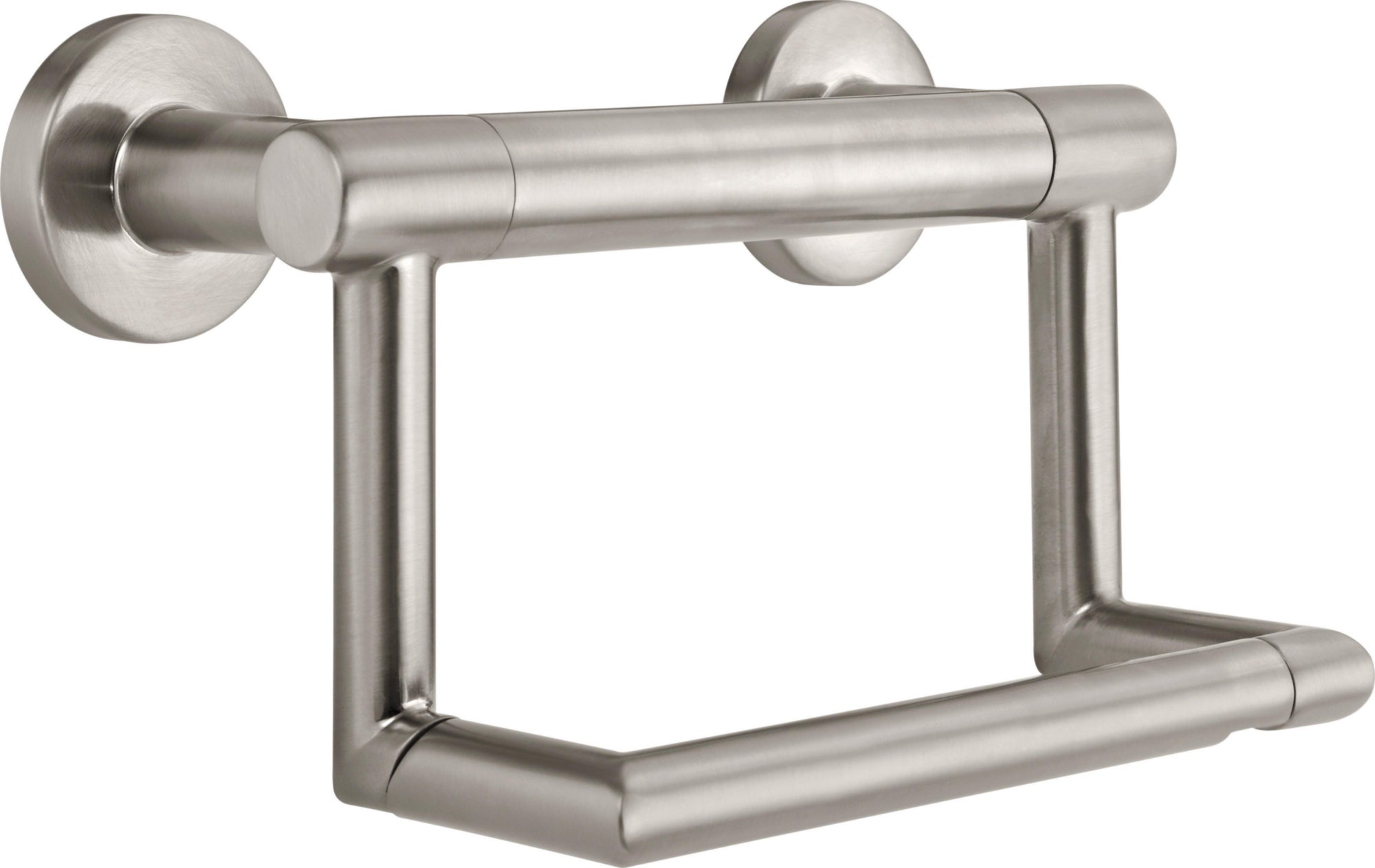 CONTEMPORARY 6" TISSUE HOLDER W/ASSIST BAR - SS