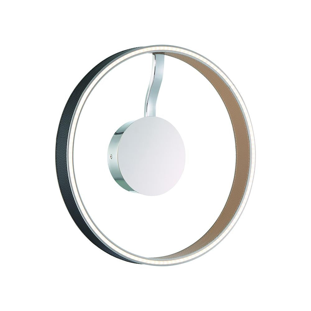 VERDURA,RND,LED,FLUSHMOUNT,BLK