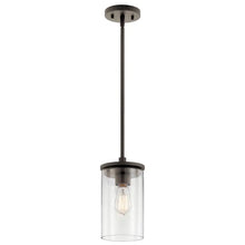 Load image into Gallery viewer, Crosby Mini Pendant 1Lt - by Kichler