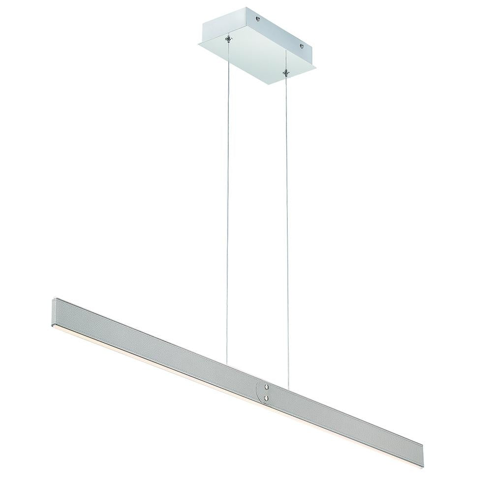 VERDURA,1LT RECT PENDANT,GRY