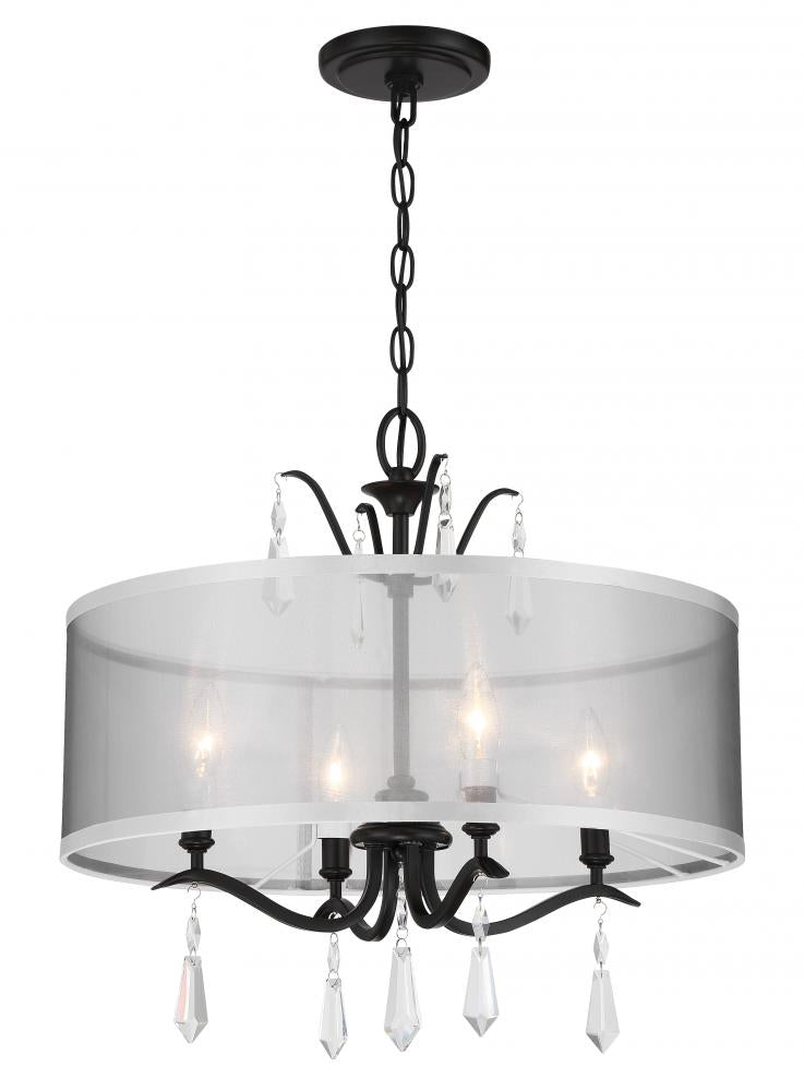 Laurel Estate - 4 Light Semi Flush