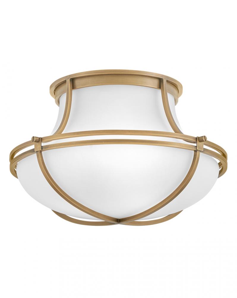 Medium Flush Mount - Brass